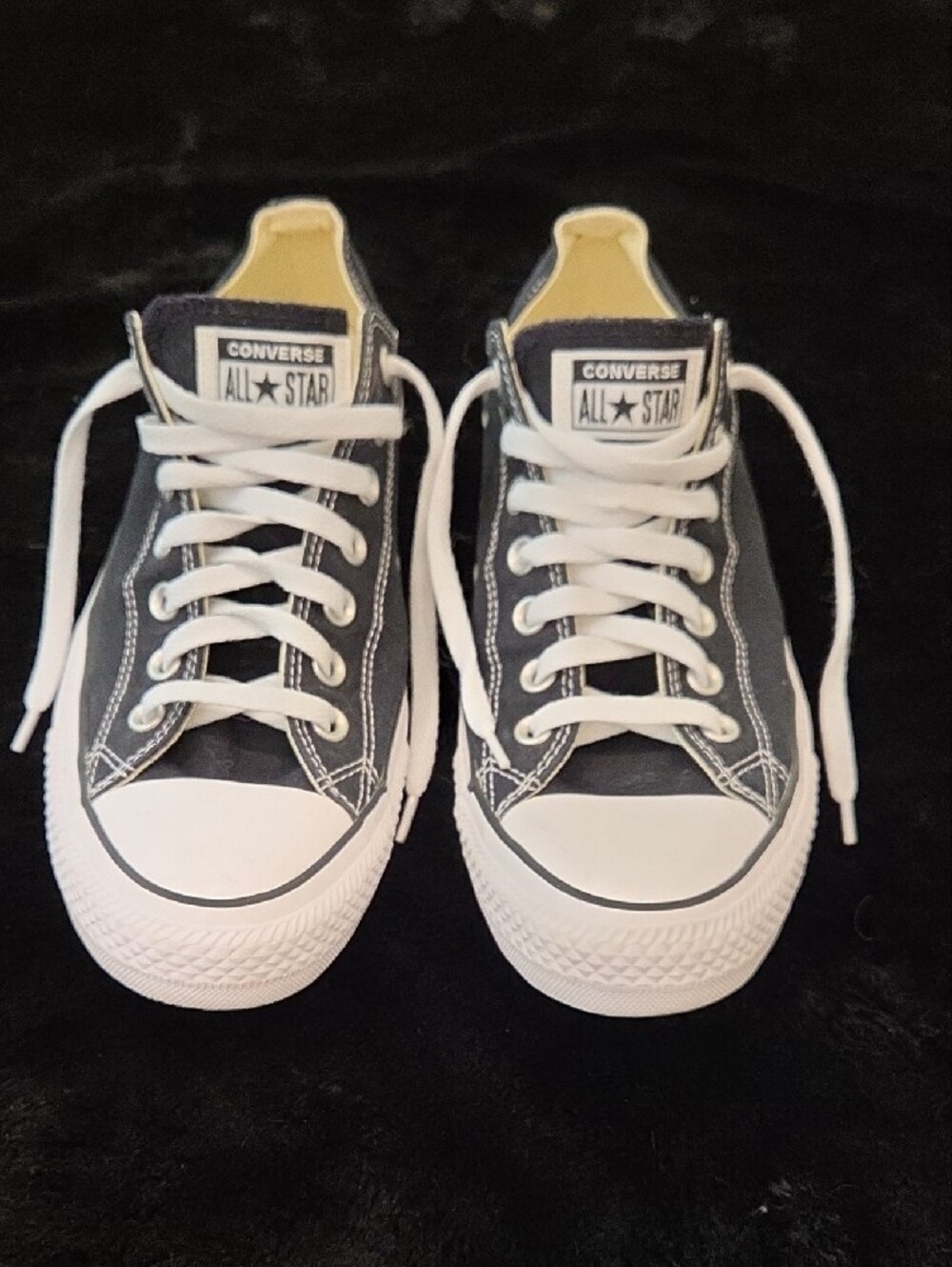Converse Men's Black Canvas All Star Sneakers - Sz 11 - Picture 16 of 16